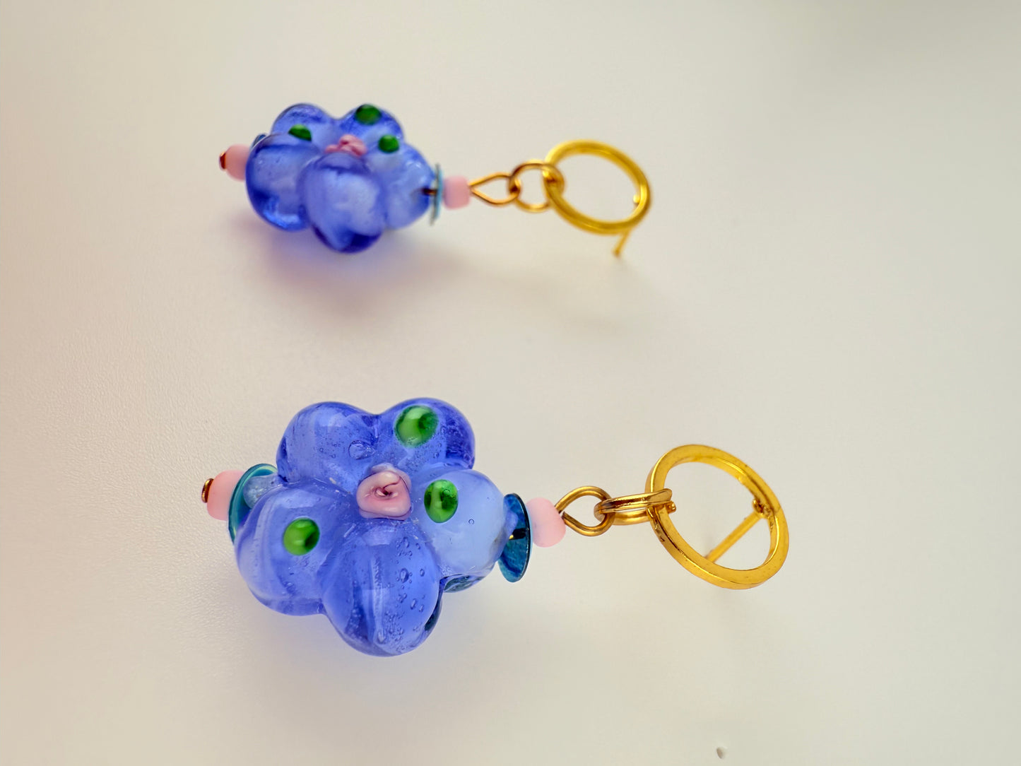 Bloom - Glass Flower Handcrafted Earrings