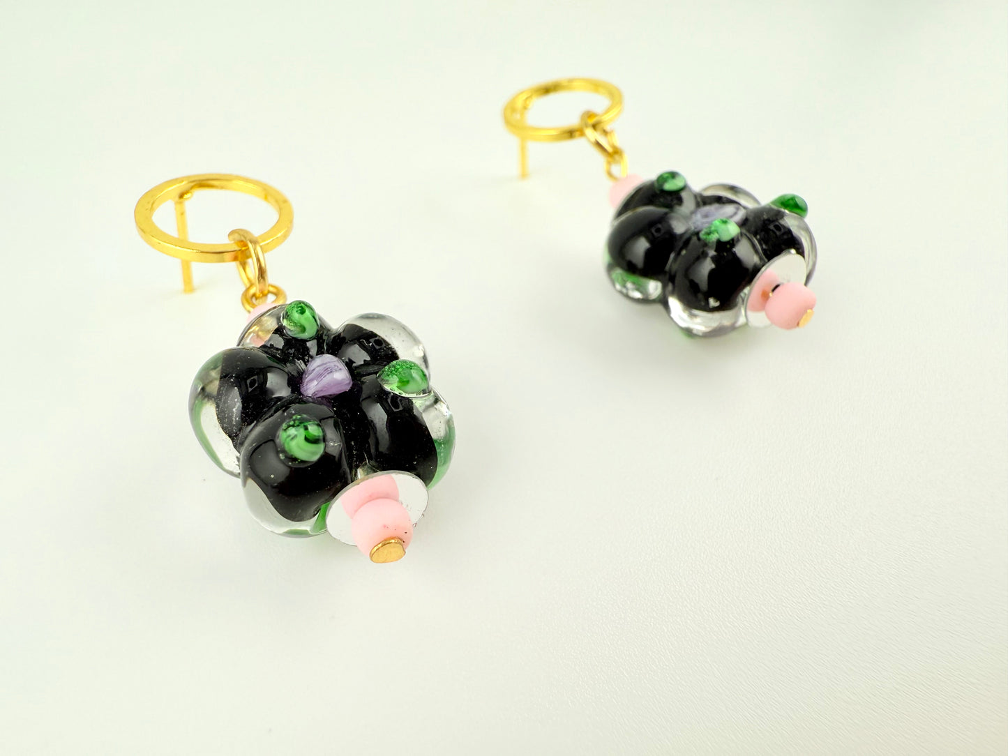 Bloom - Glass Flower Handcrafted Earrings