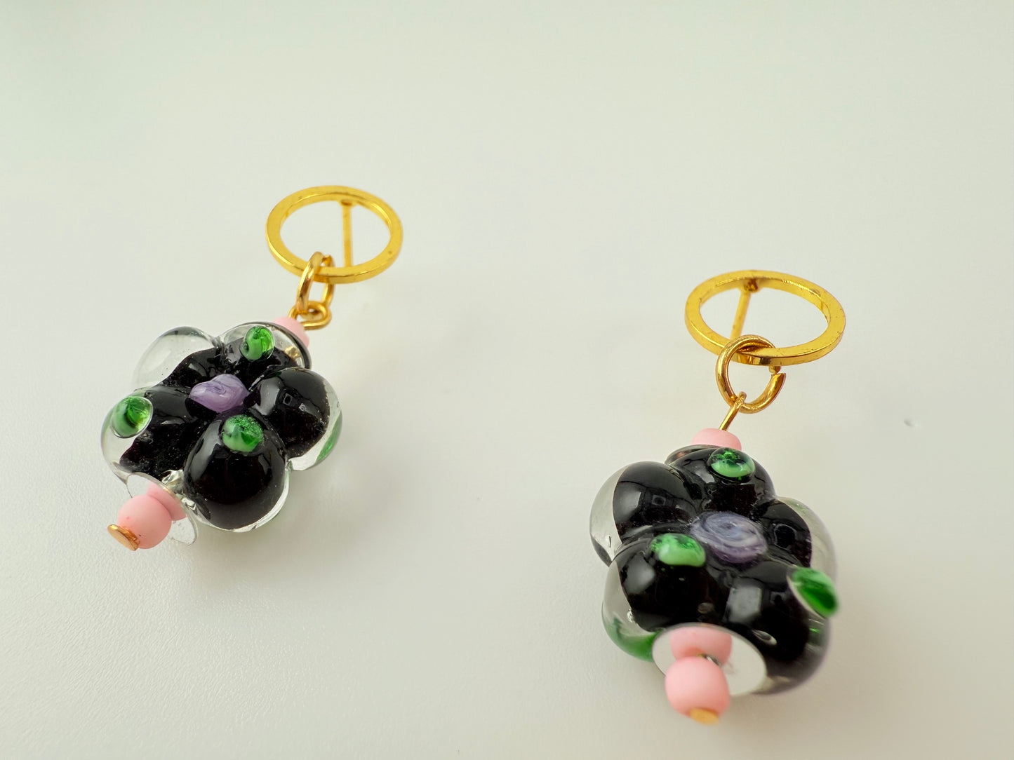 Bloom - Glass Flower Handcrafted Earrings