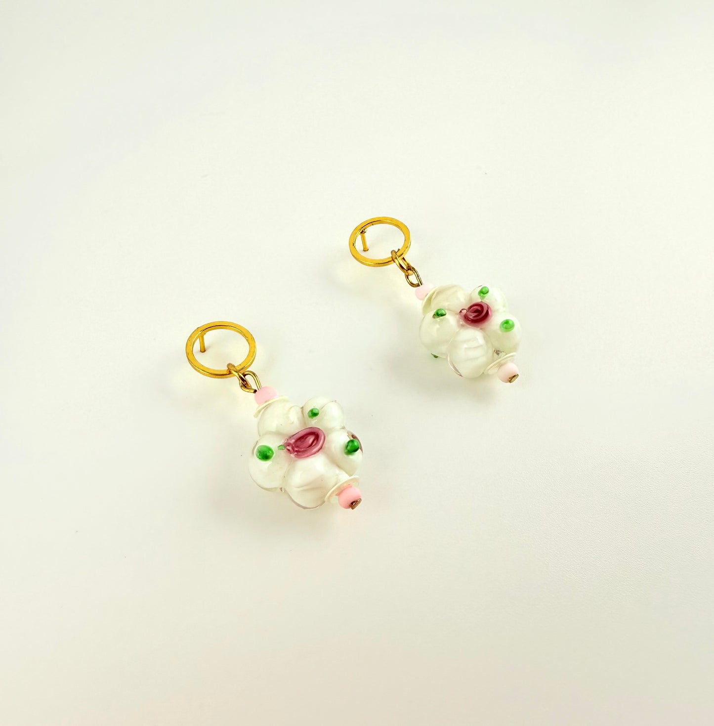Bloom - Glass Flower Handcrafted Earrings