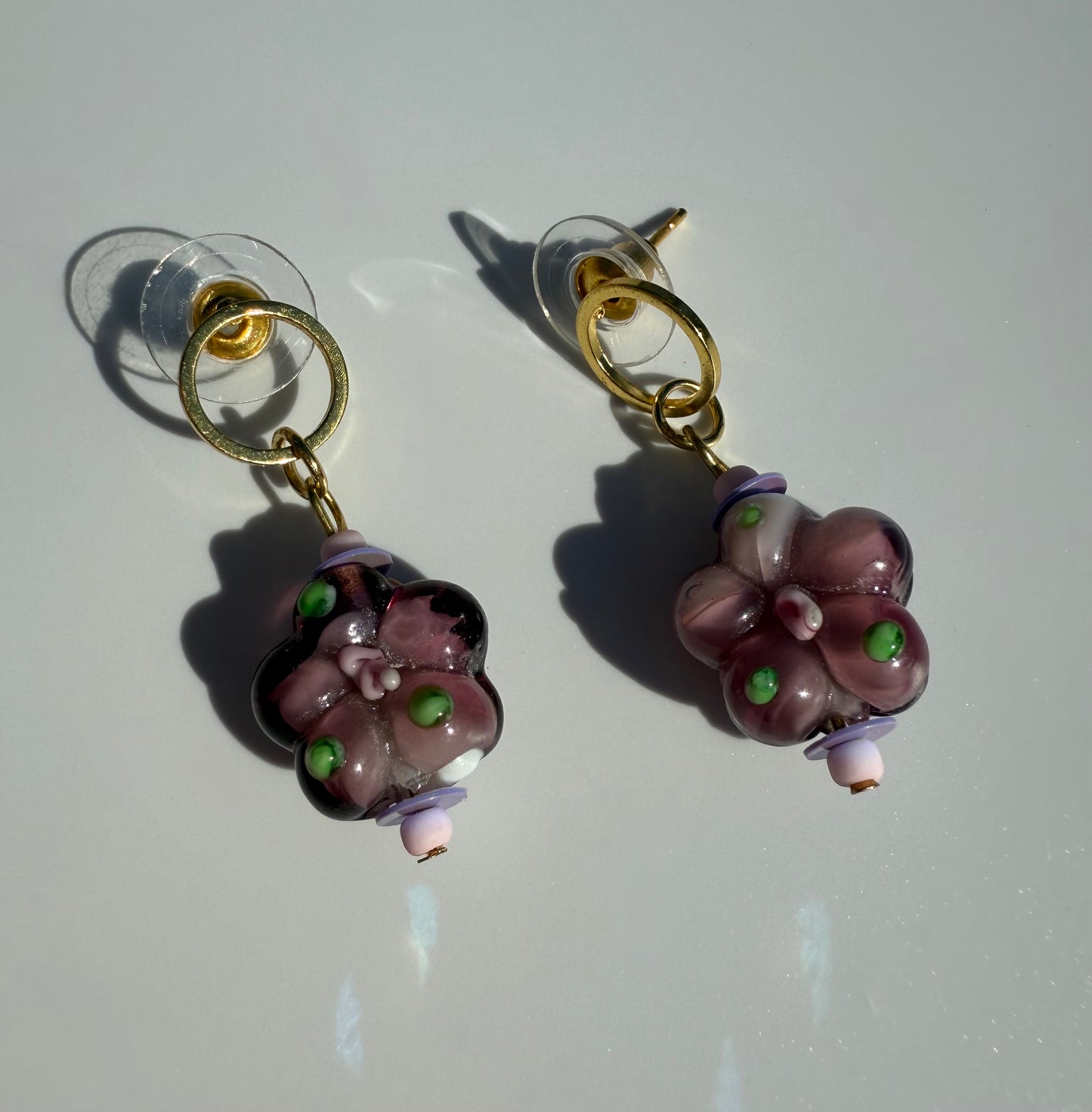 Bloom - Glass Flower Handcrafted Earrings
