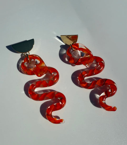 ¨MANASA¨ - Sneak Glass Earrings