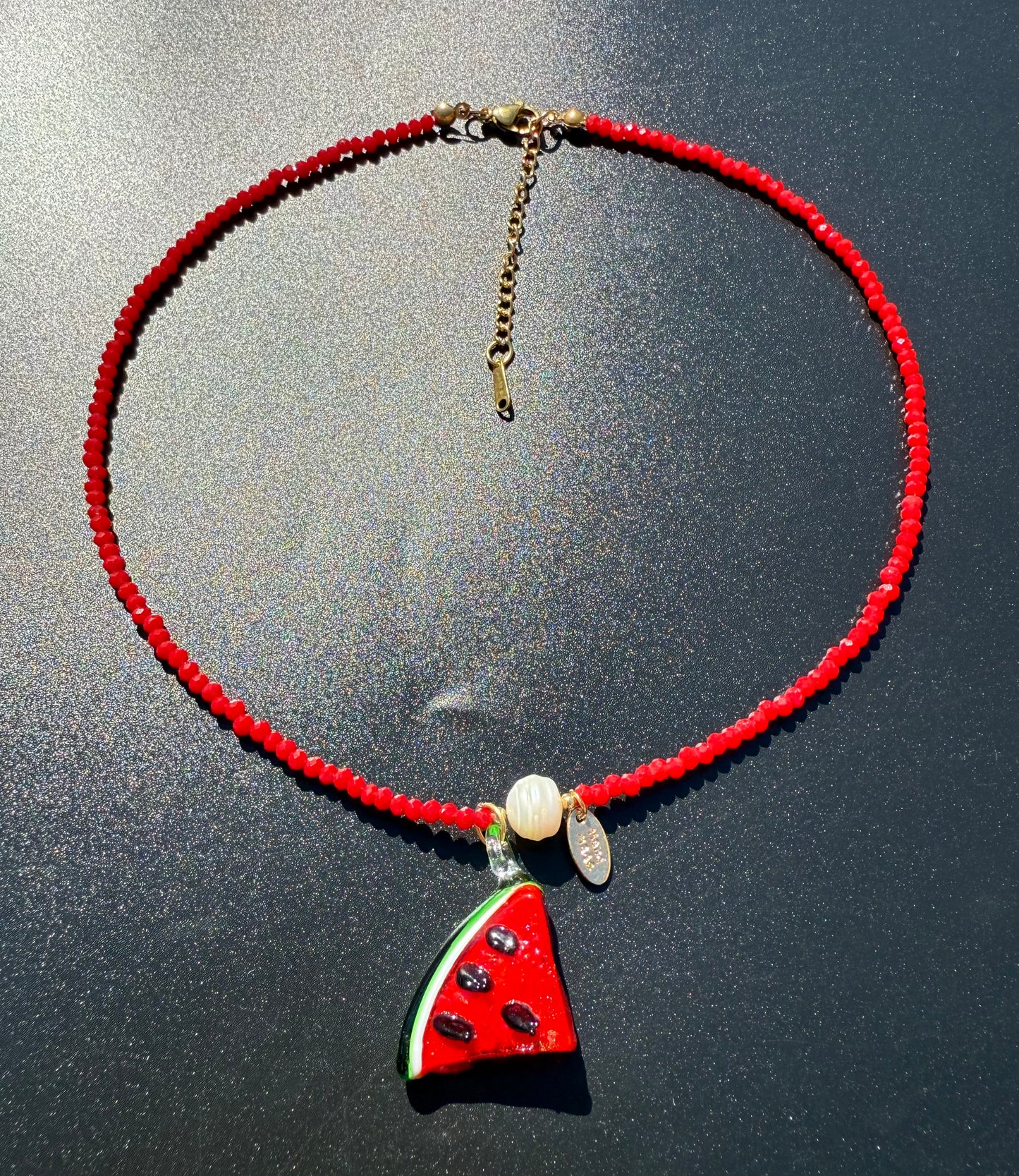 ¨BATIKH¨ Glass Beaded Necklace