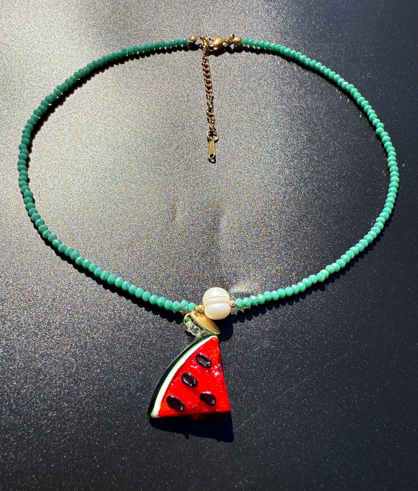 ¨BATIKH¨ Glass Beaded Necklace