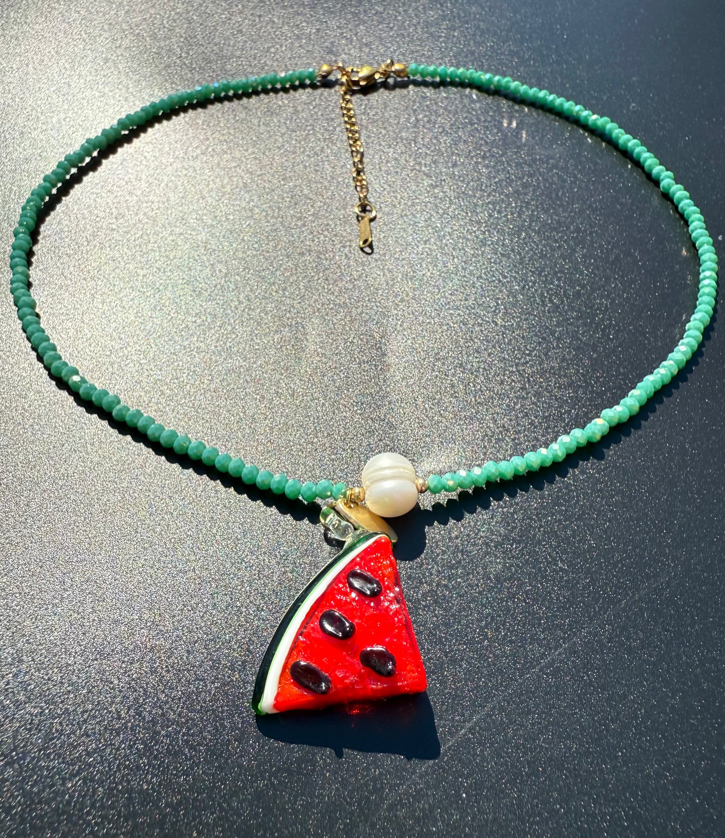 ¨BATIKH¨ Glass Beaded Necklace