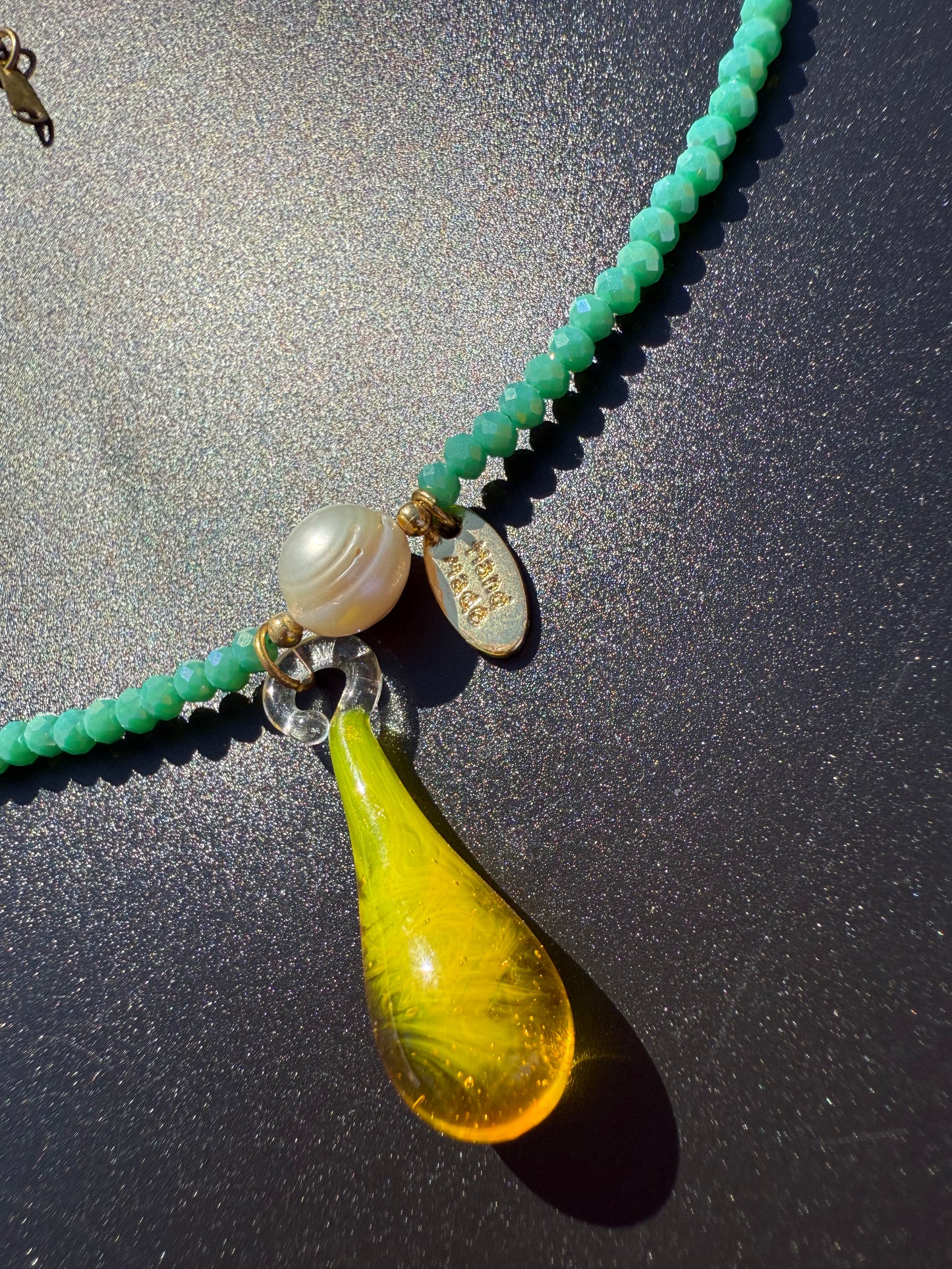 ¨UNICORN TEARS¨ BEADED NECKLACE