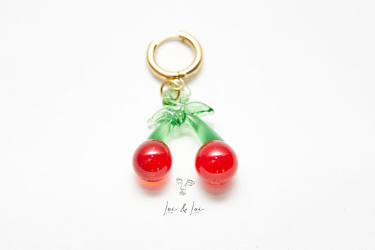 “CHERRY BOMB” SINGLE EARRINGS