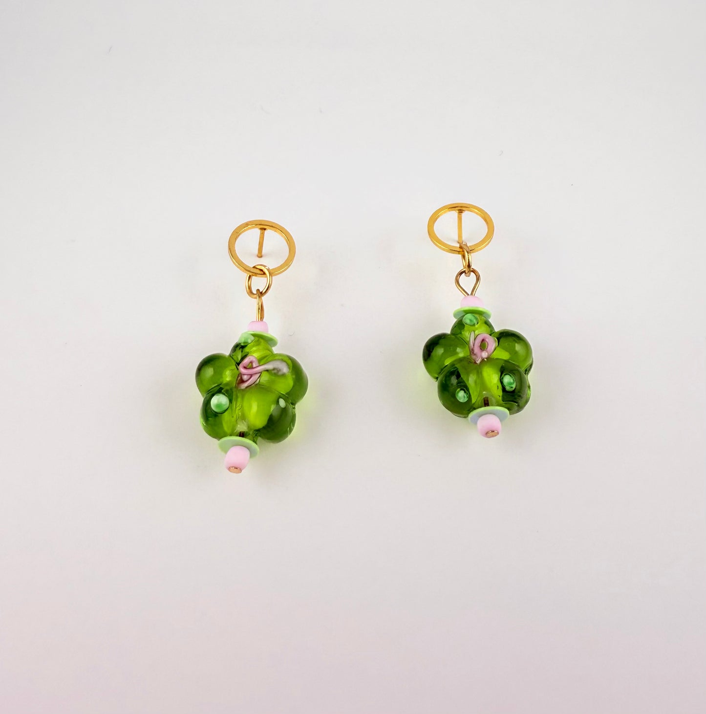 Bloom - Glass Flower Handcrafted Earrings