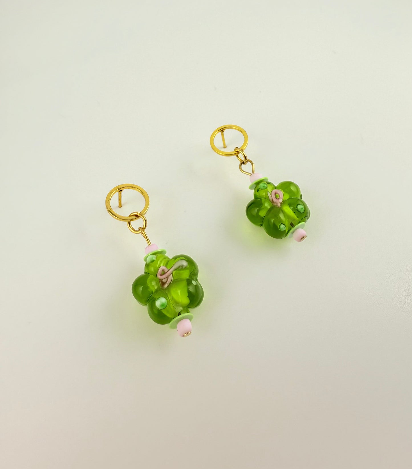 Bloom - Glass Flower Handcrafted Earrings