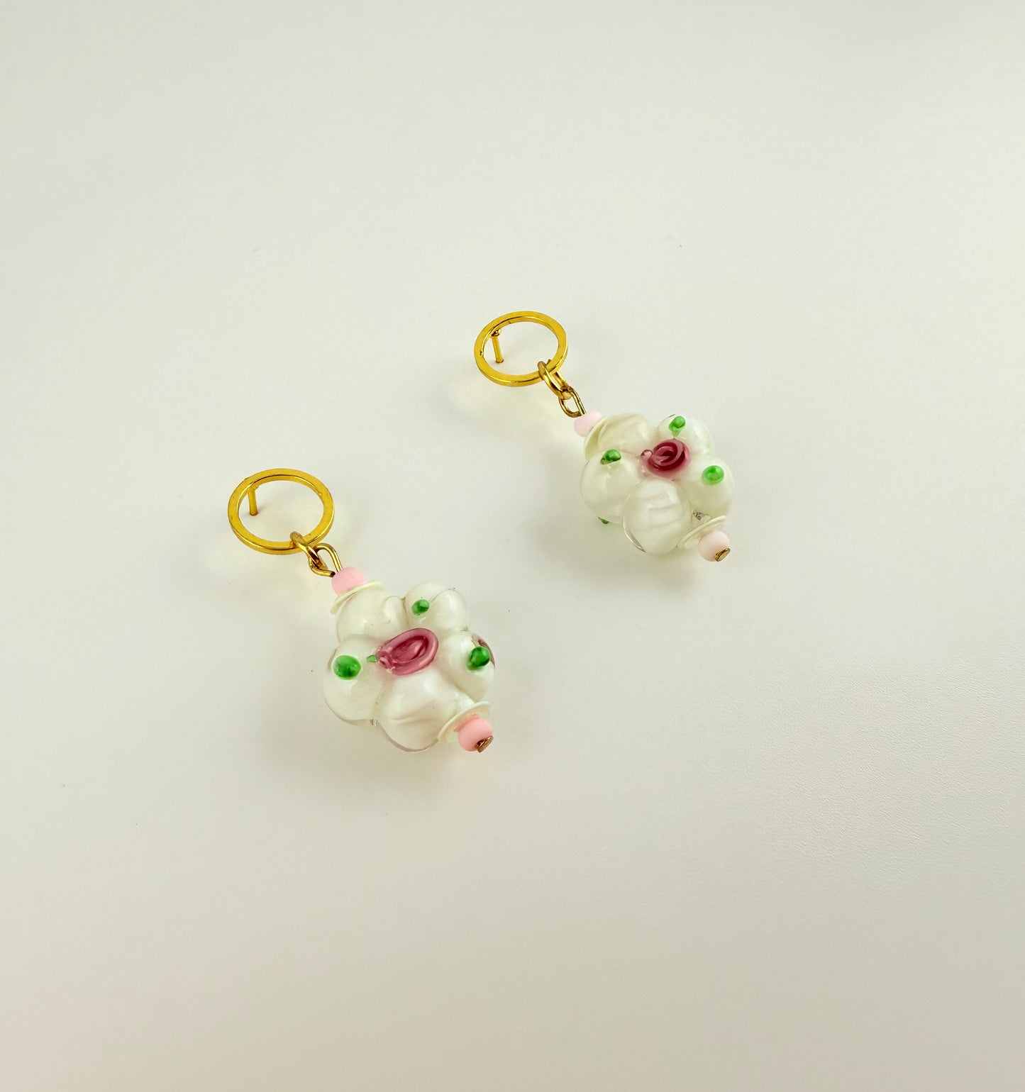 Bloom - Glass Flower Handcrafted Earrings