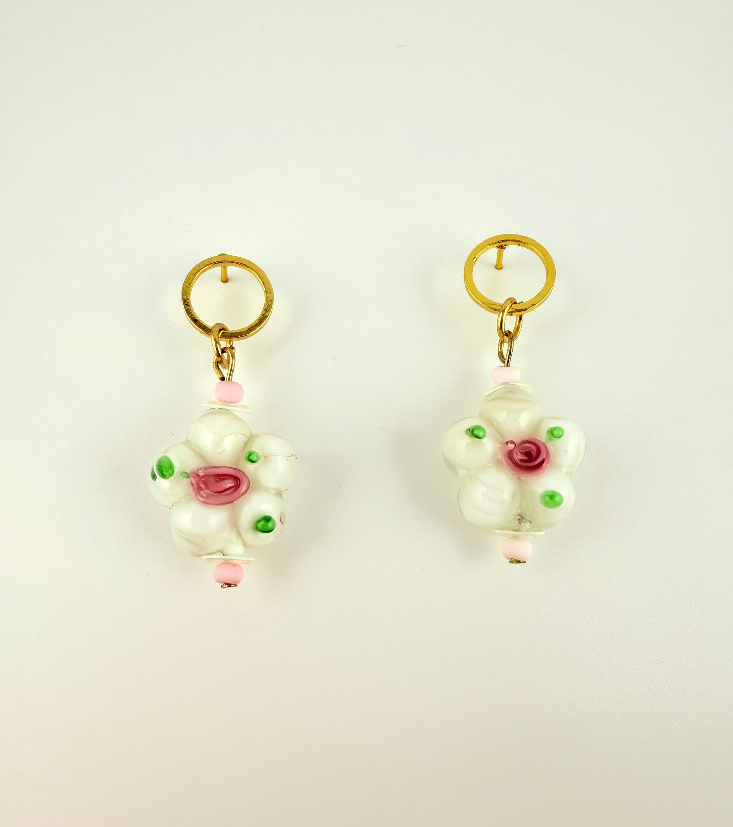 Bloom - Glass Flower Handcrafted Earrings