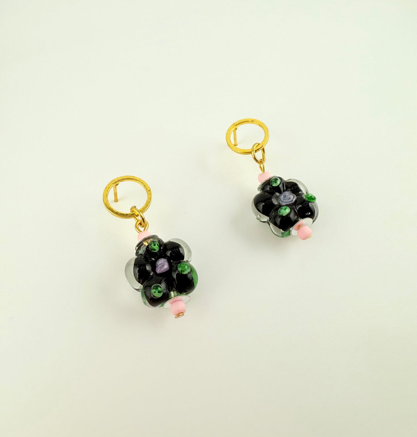 Bloom - Glass Flower Handcrafted Earrings