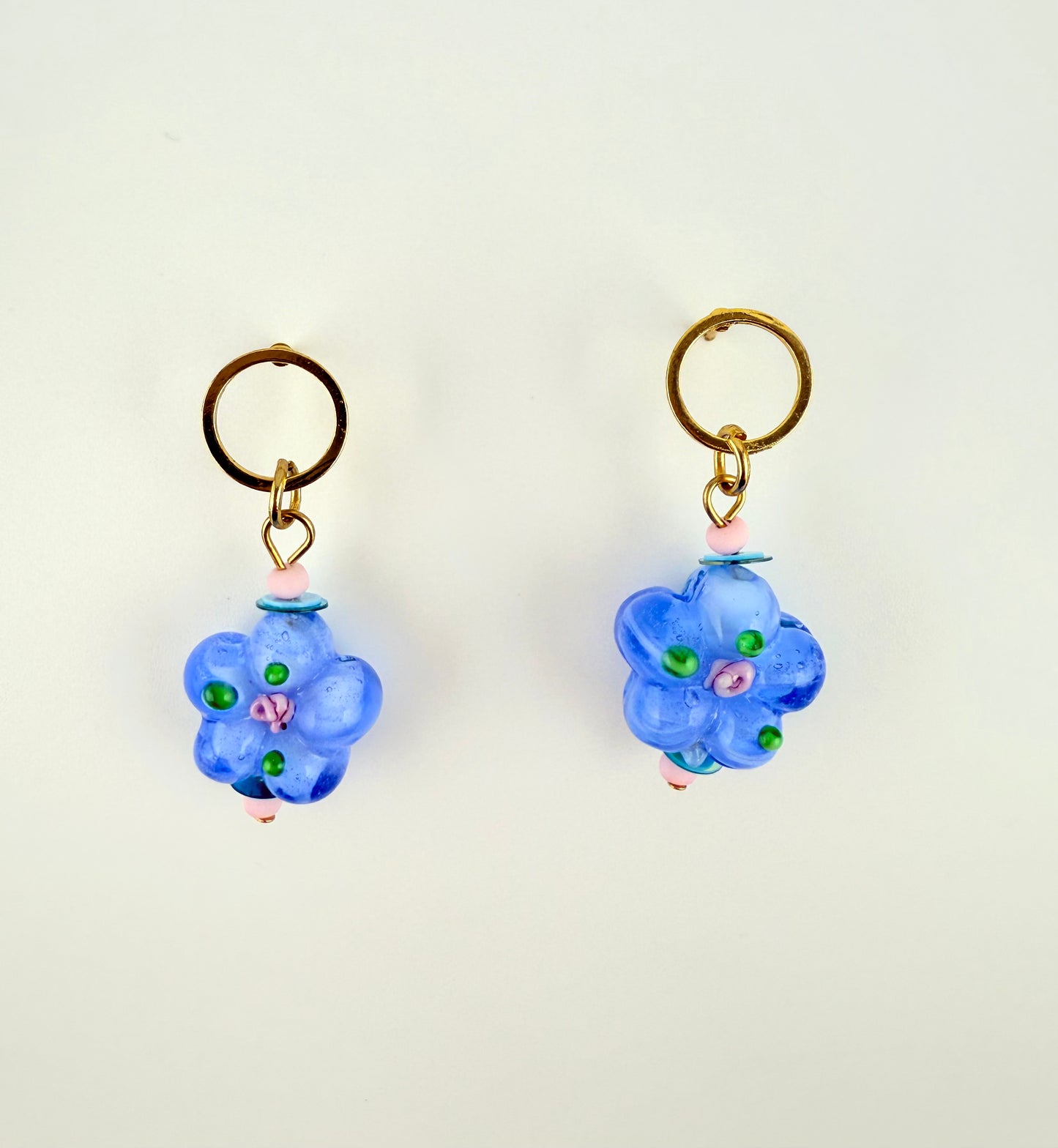 Bloom - Glass Flower Handcrafted Earrings