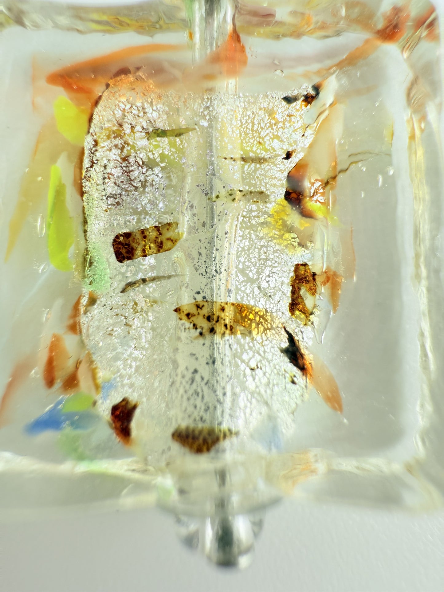 CHIARA · Little Square Glass Earrings