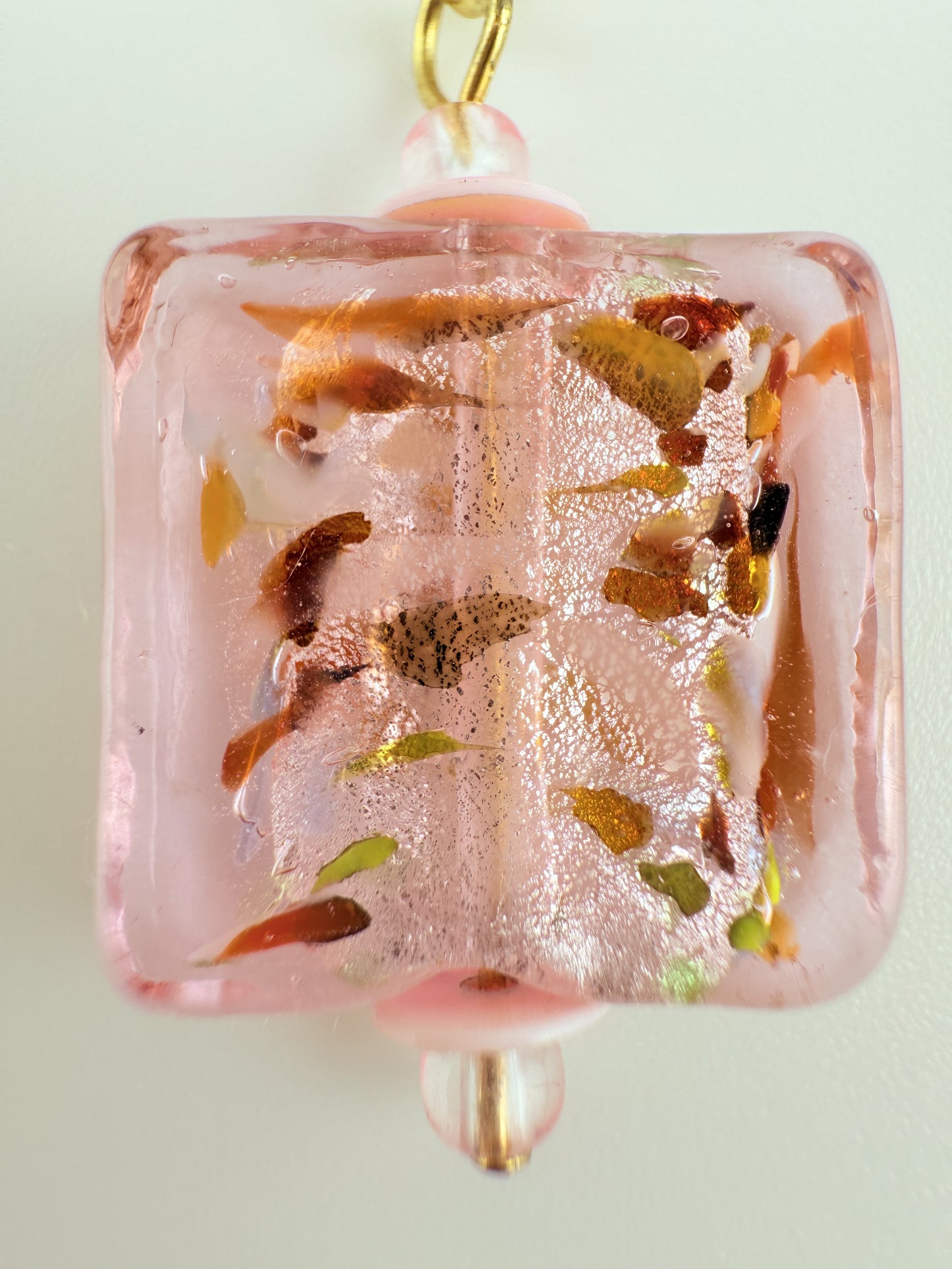 CHIARA · Little Square Glass Earrings