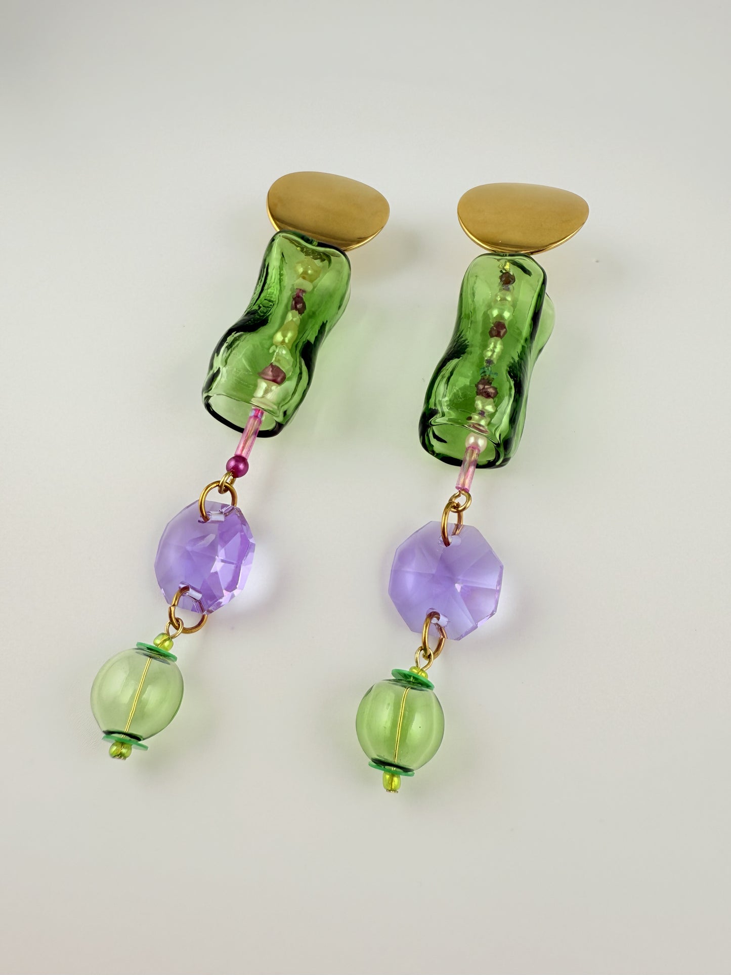 KALI · Wearable Art Glass Earrings