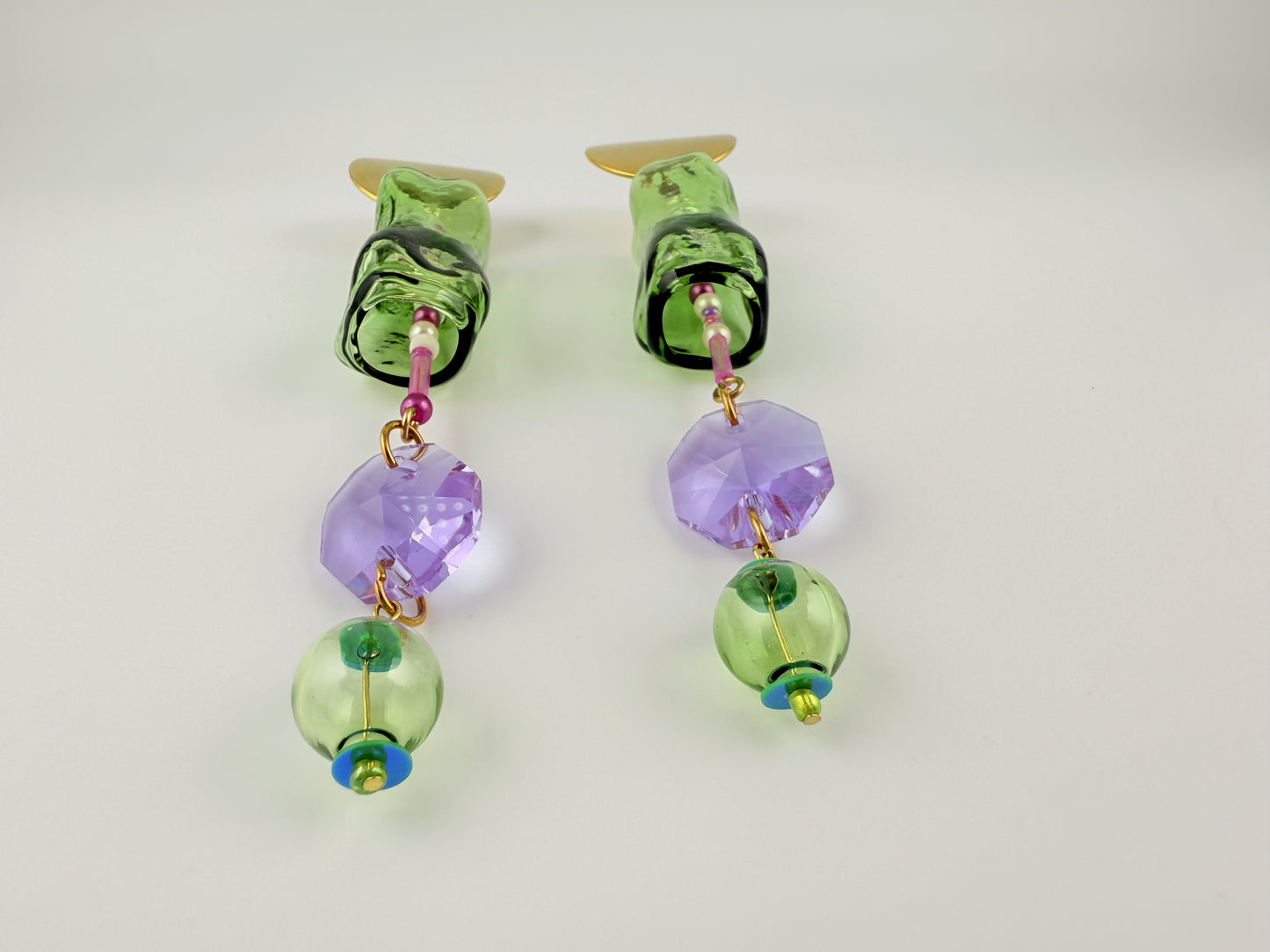 KALI · Wearable Art Glass Earrings