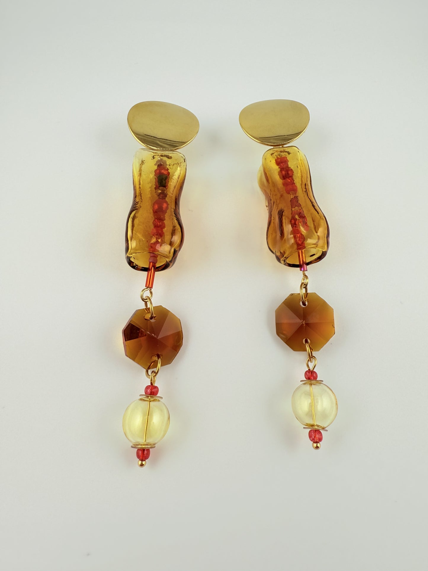 KALI · Wearable Art Glass Earrings