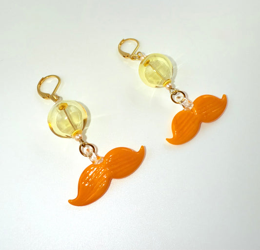 Mustache Earrings