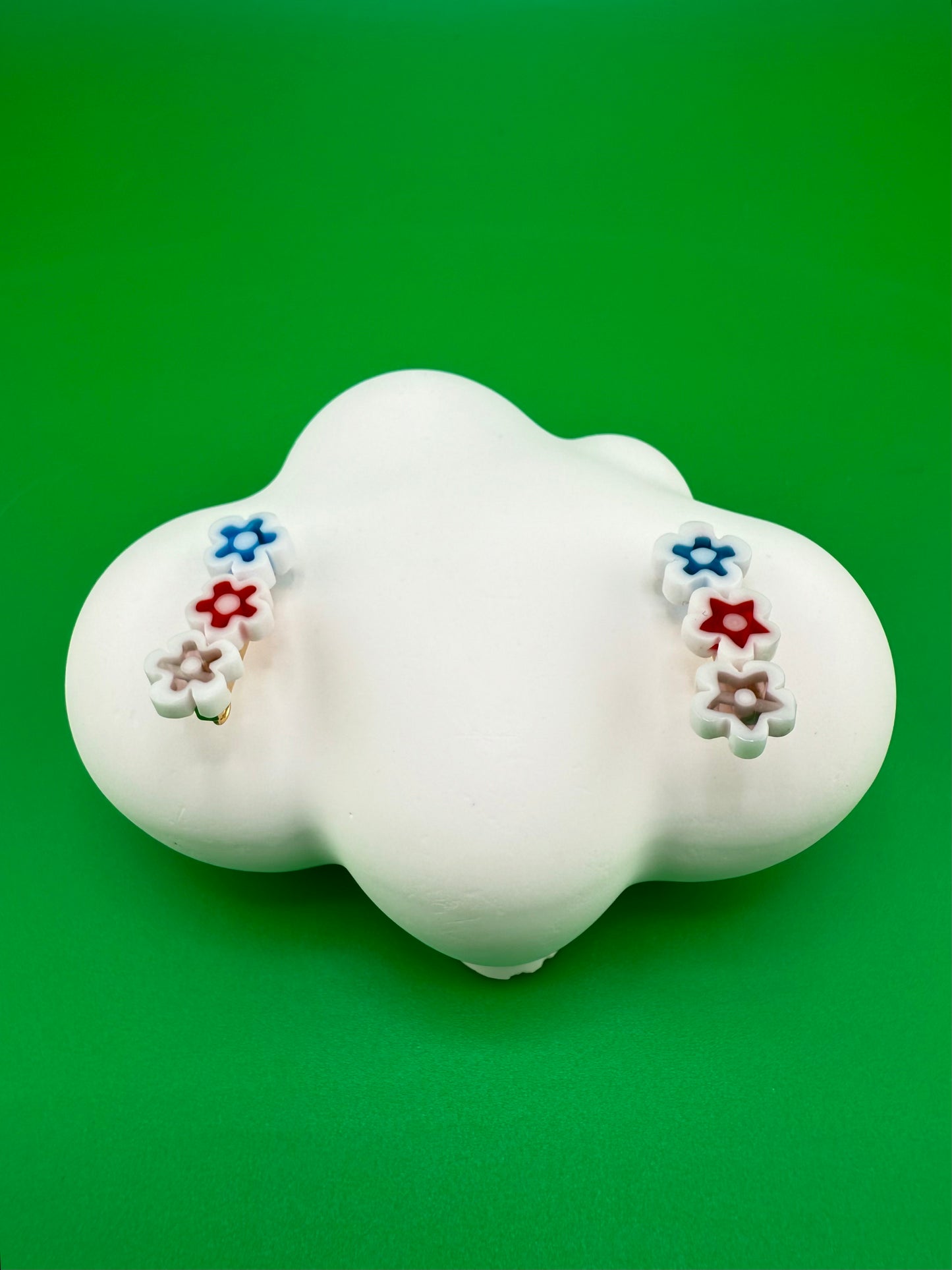 Bloom Trio Glass Flower Earrings