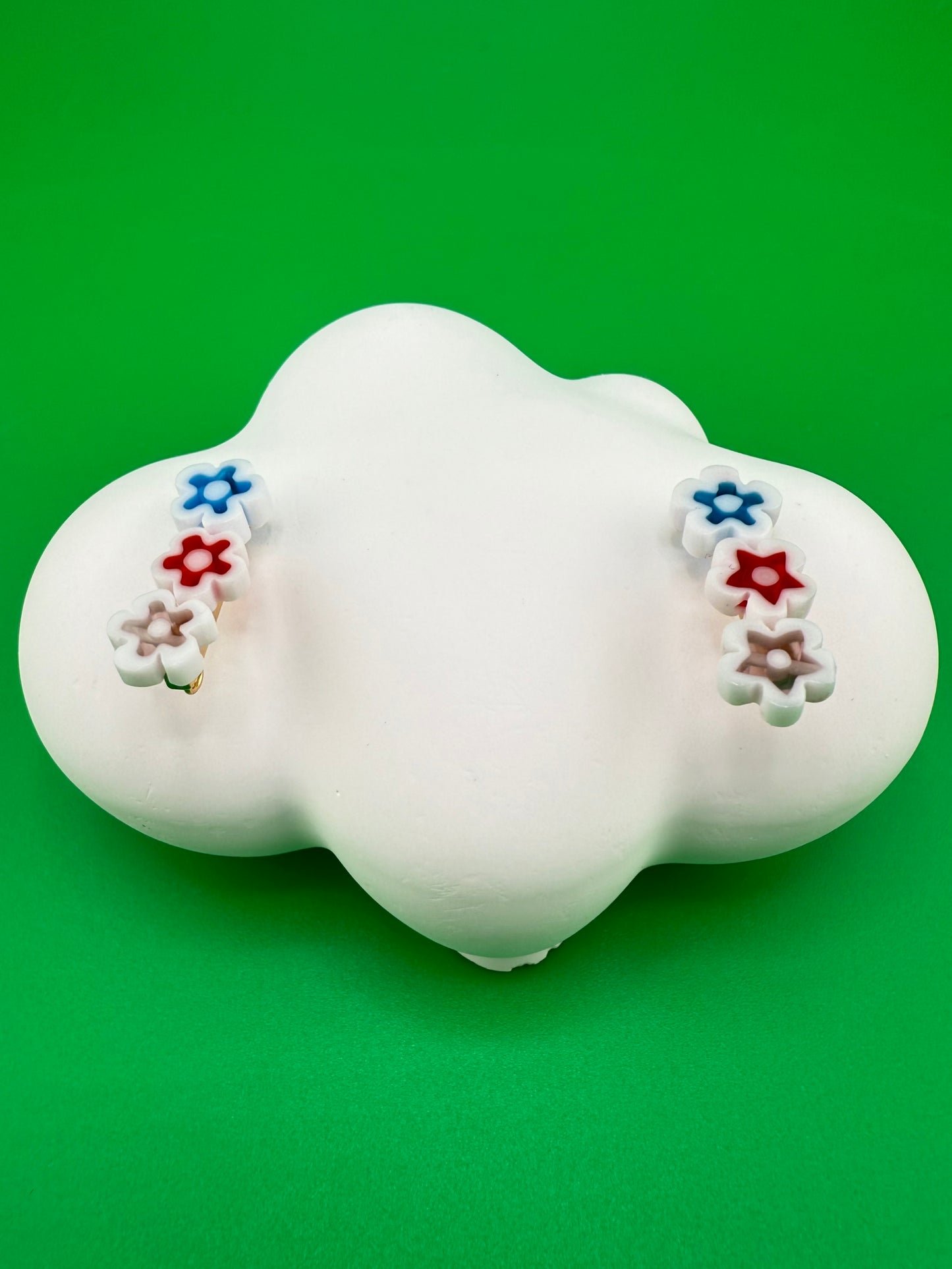 Bloom Trio Glass Flower Earrings