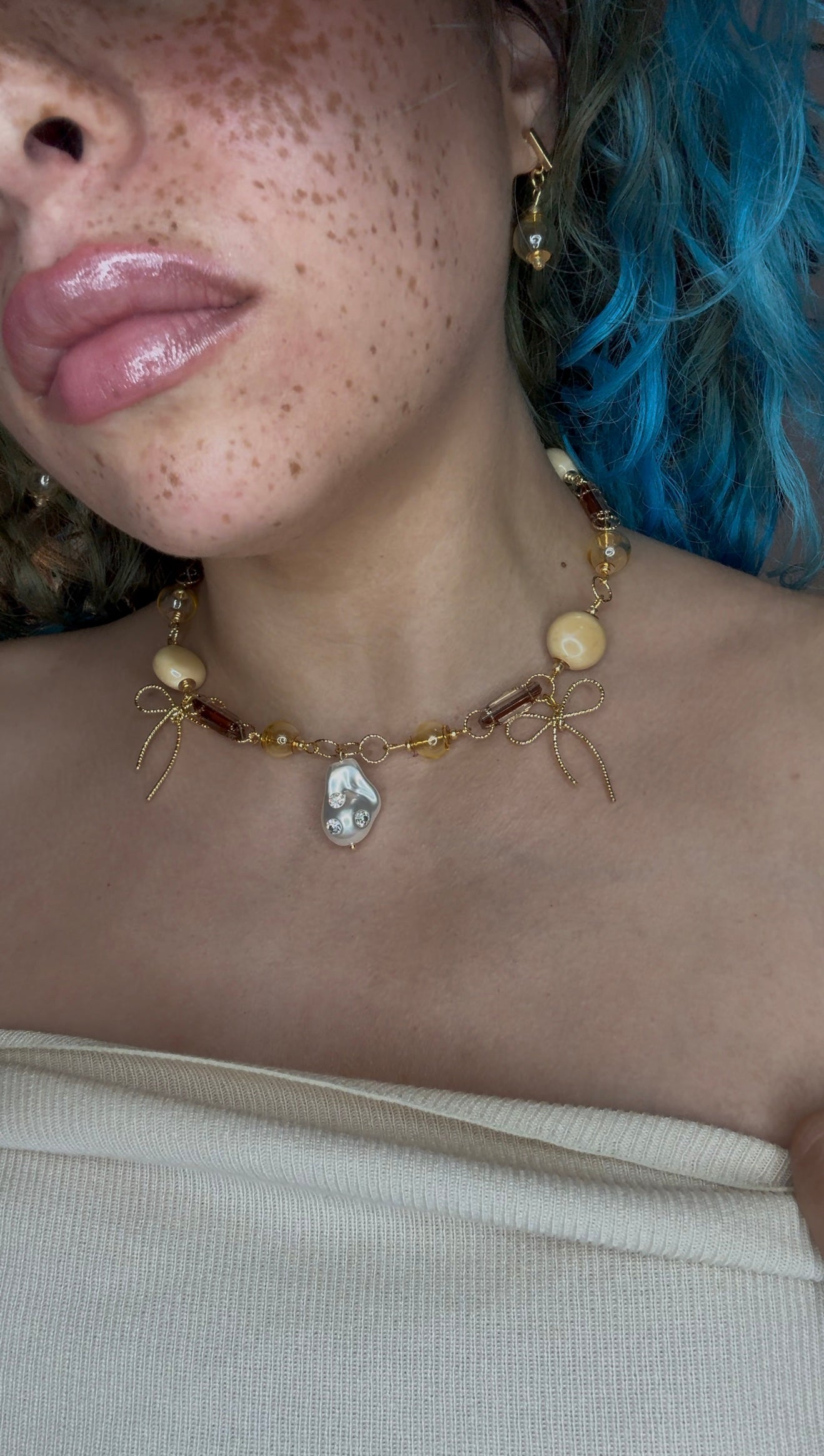 Lucy in the Sky with Diamonds Handmade Necklace