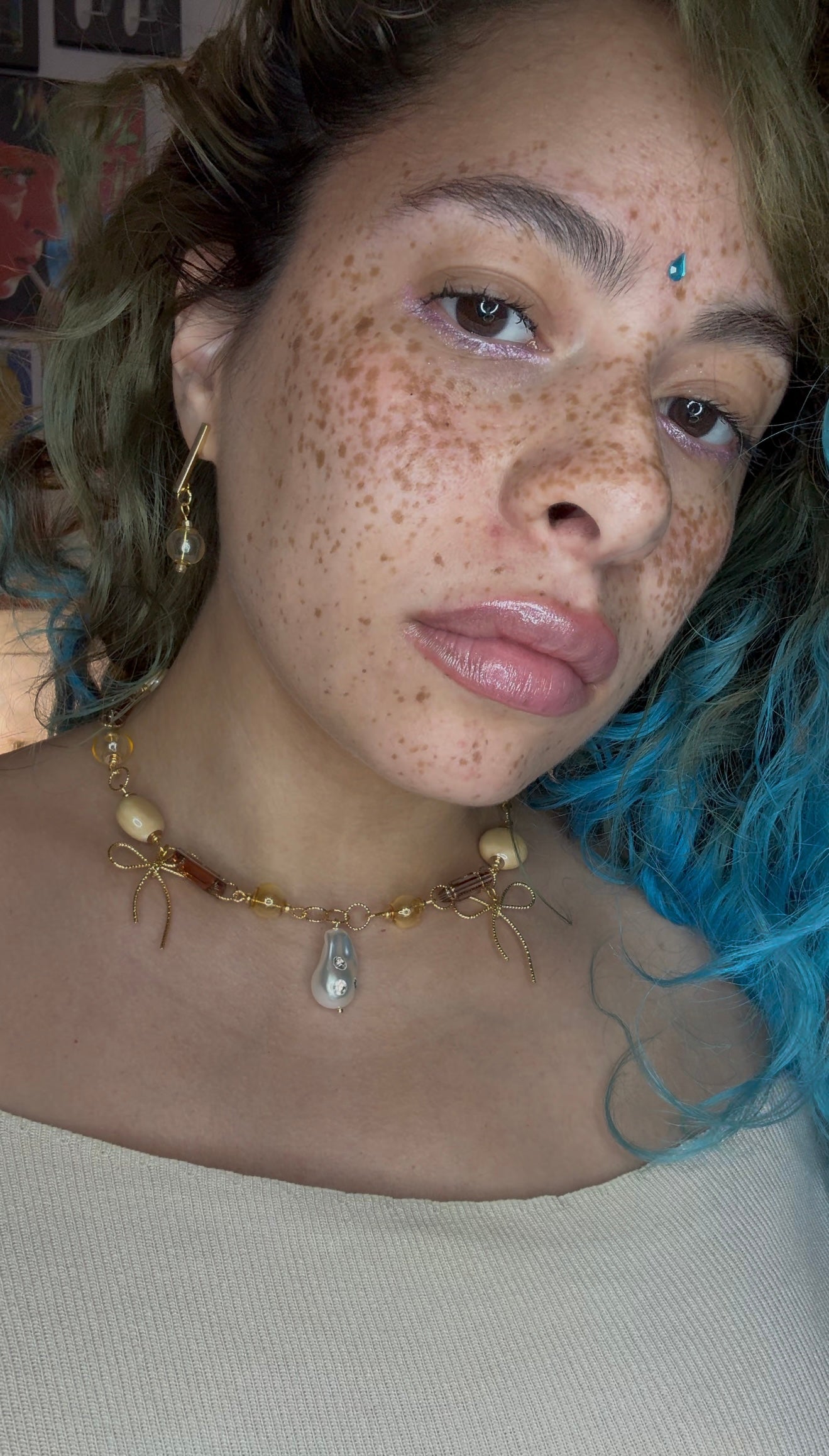 Lucy in the Sky with Diamonds Handmade Necklace