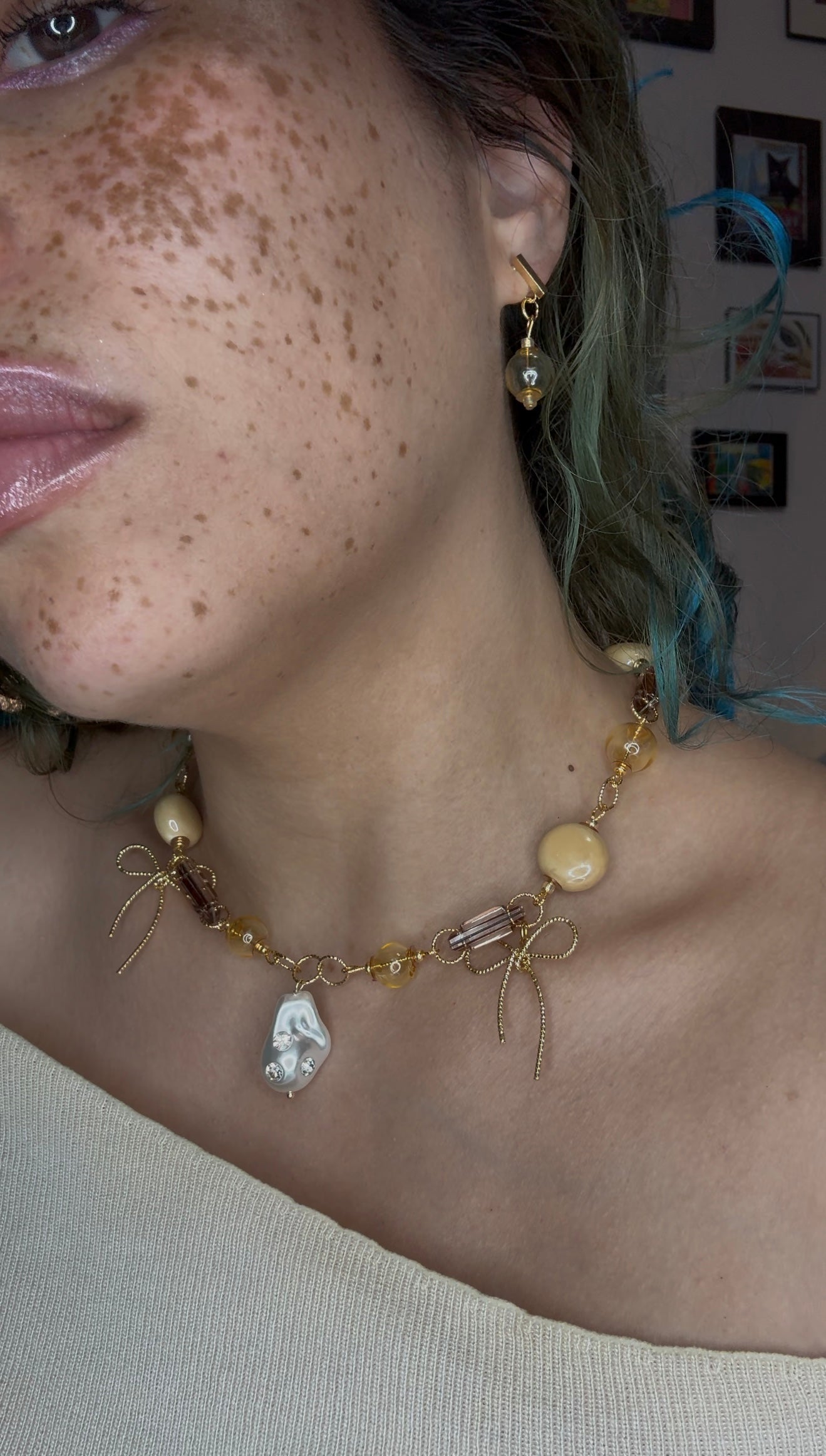 Lucy in the Sky with Diamonds Handmade Necklace