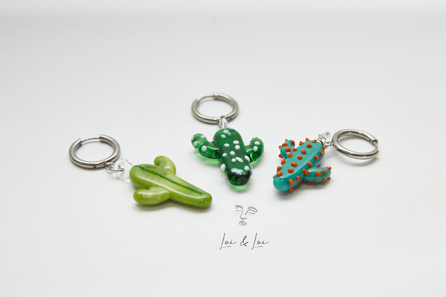 “MON PETIT CACTUS” SINGLE EARRINGS