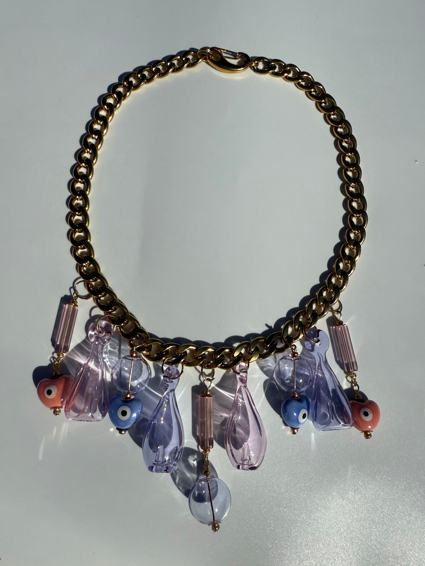 ¨CARANTON¨ Glass and Ceramic Necklace