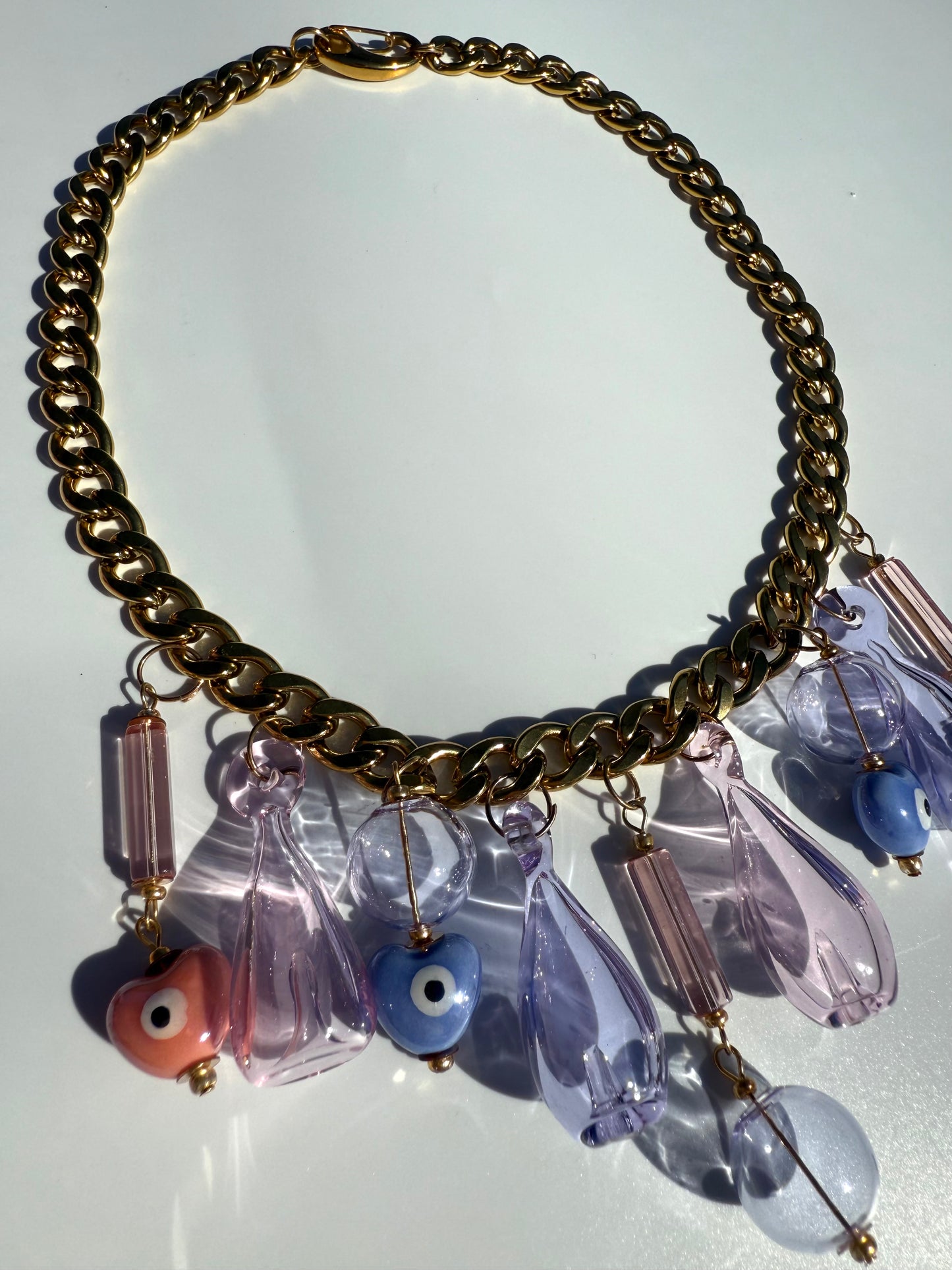 ¨CARANTON¨ Glass and Ceramic Necklace