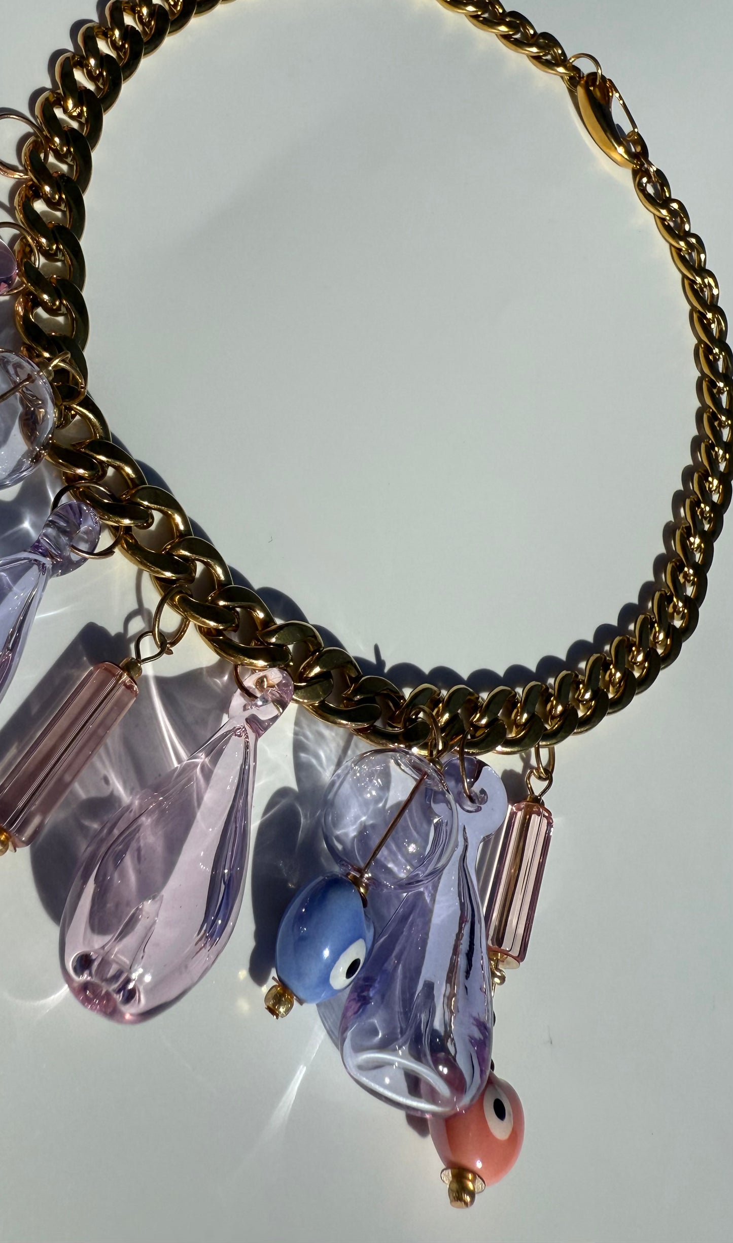 ¨CARANTON¨ Glass and Ceramic Necklace