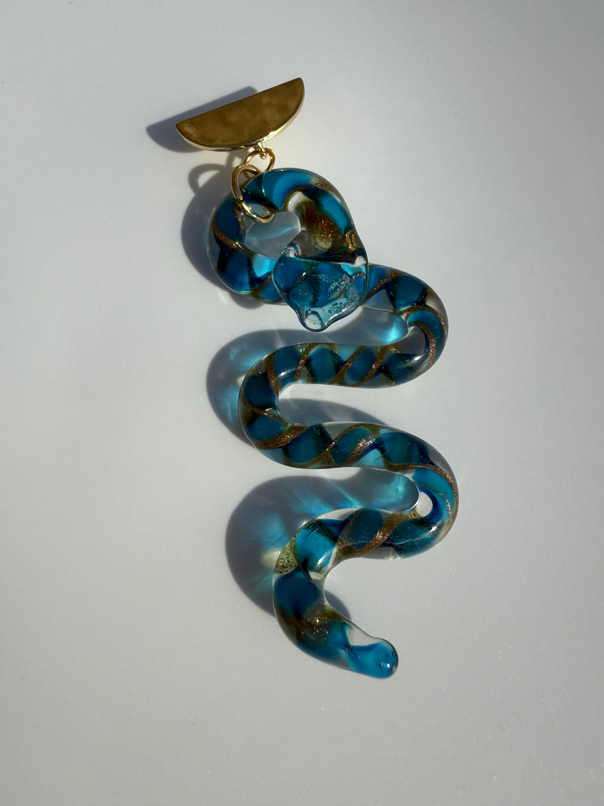 ¨MANASA¨ - Snake Glass Earrings