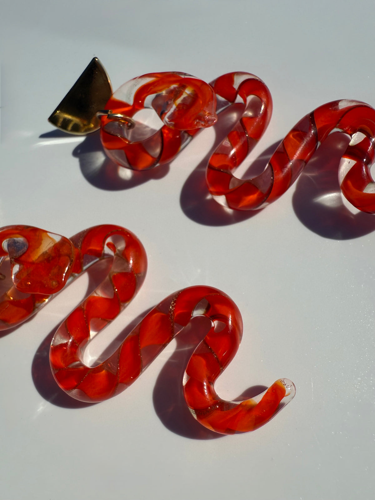 ¨MANASA¨ - Snake Glass Earrings