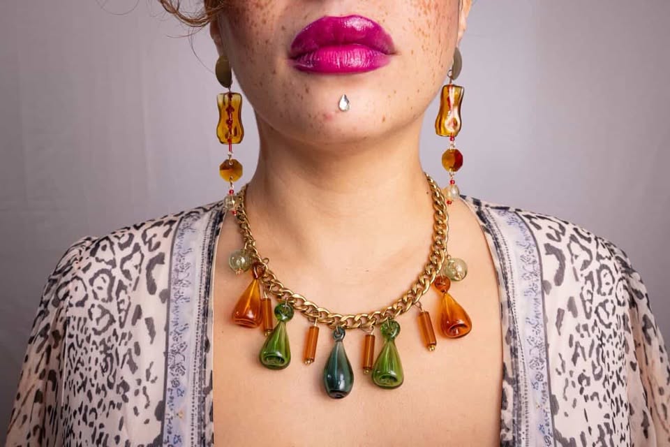 KALI · Wearable Art Glass Earrings