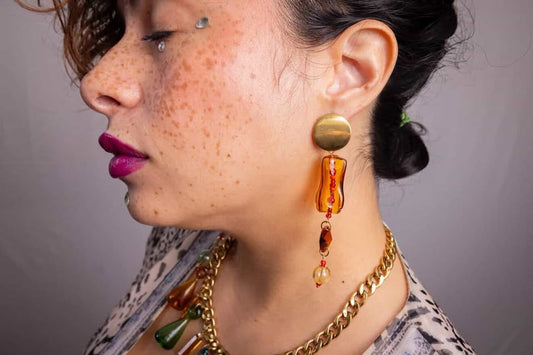 KALI · Wearable Art Glass Earrings