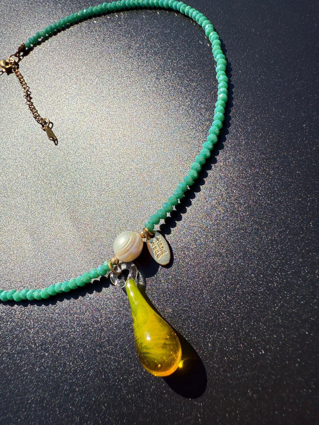 ¨UNICORN TEARS¨ BEADED NECKLACE