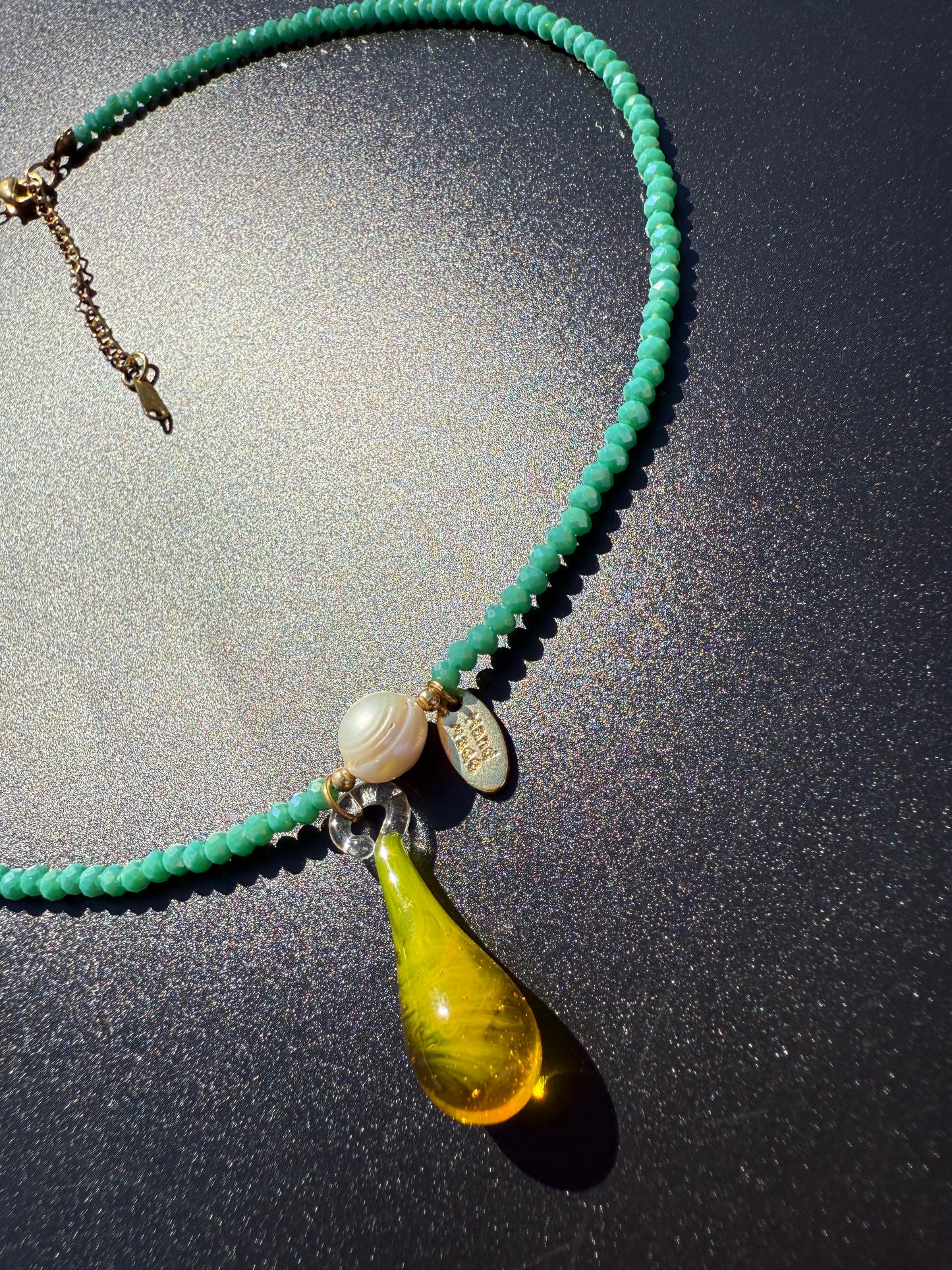 ¨UNICORN TEARS¨ BEADED NECKLACE