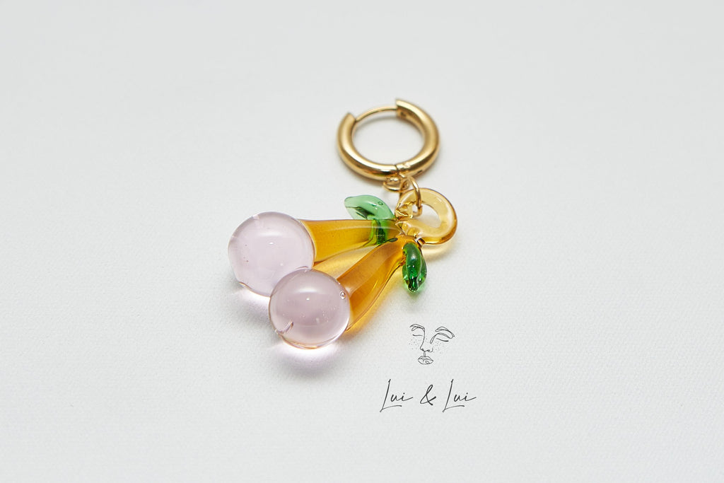 “CHERRY BOMB” SINGLE EARRINGS