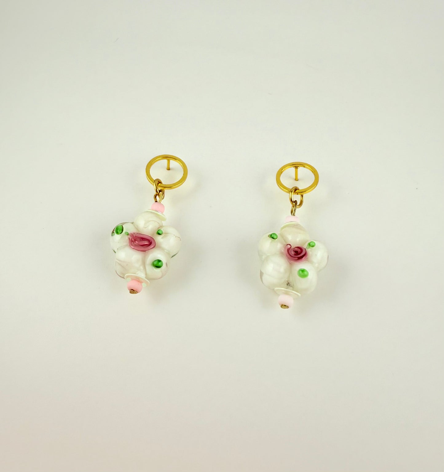 Bloom - Glass Flower Handcrafted Earrings