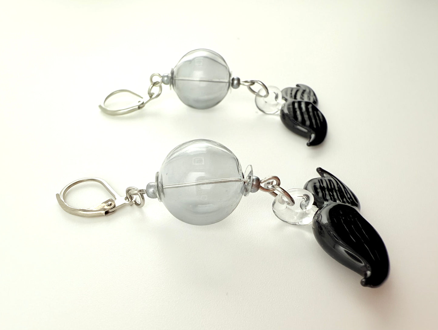 Mustache Earrings