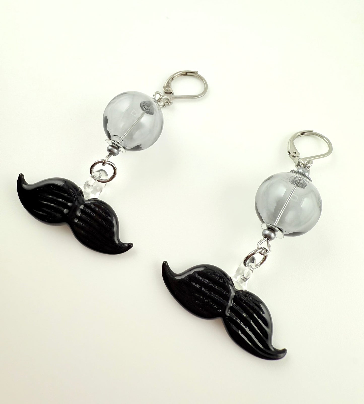 Mustache Earrings