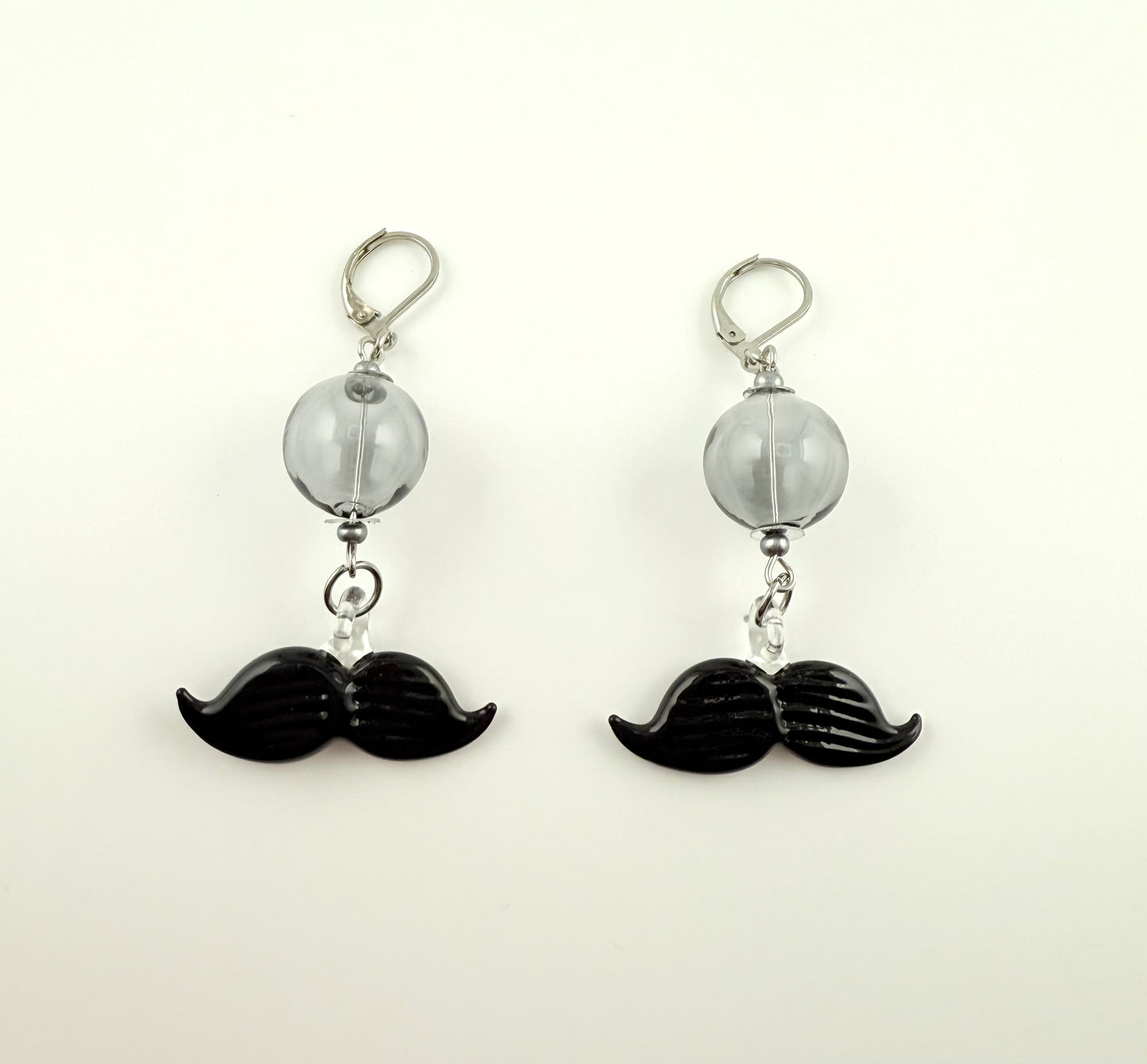 Mustache Earrings