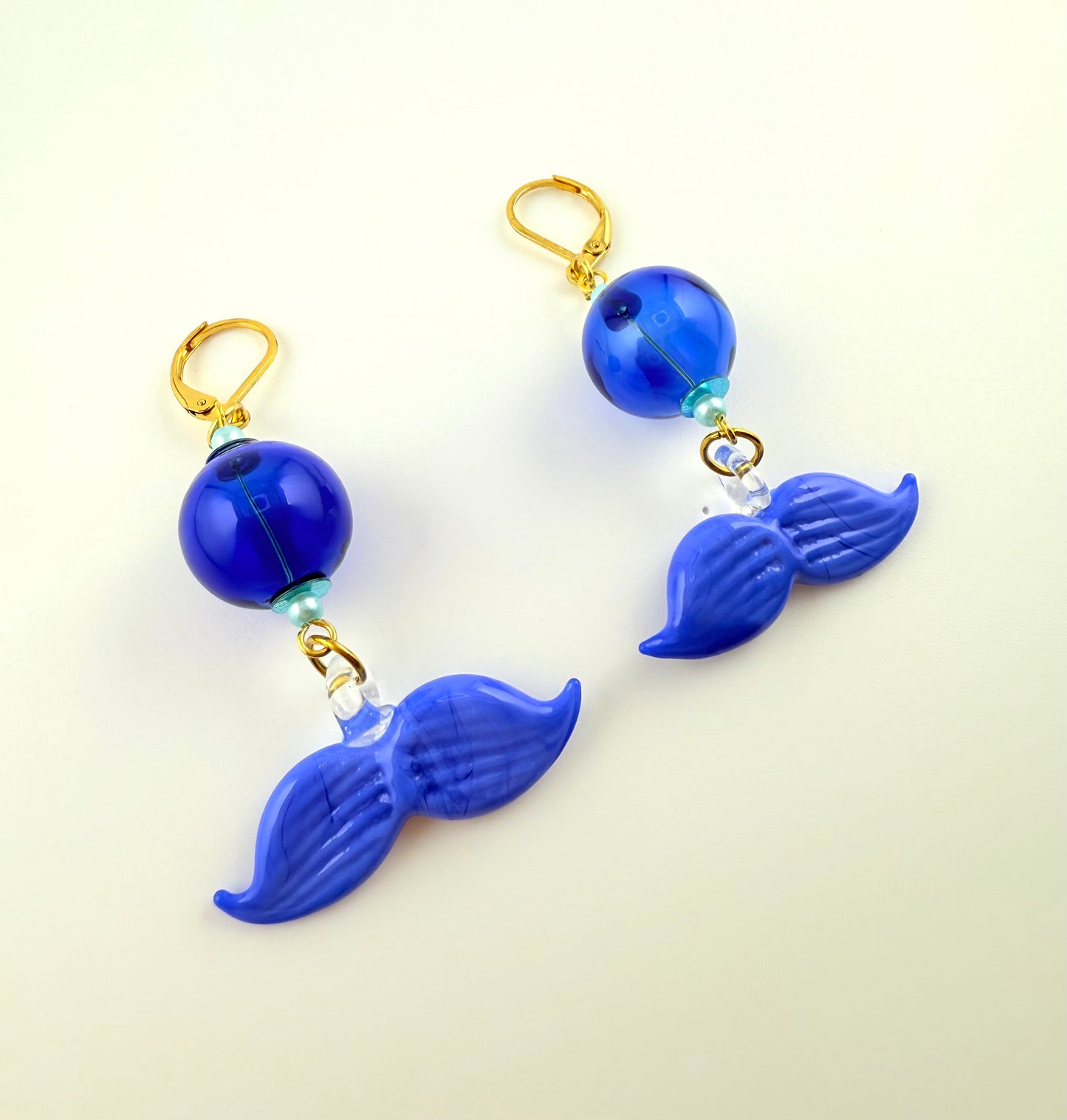 Mustache Earrings