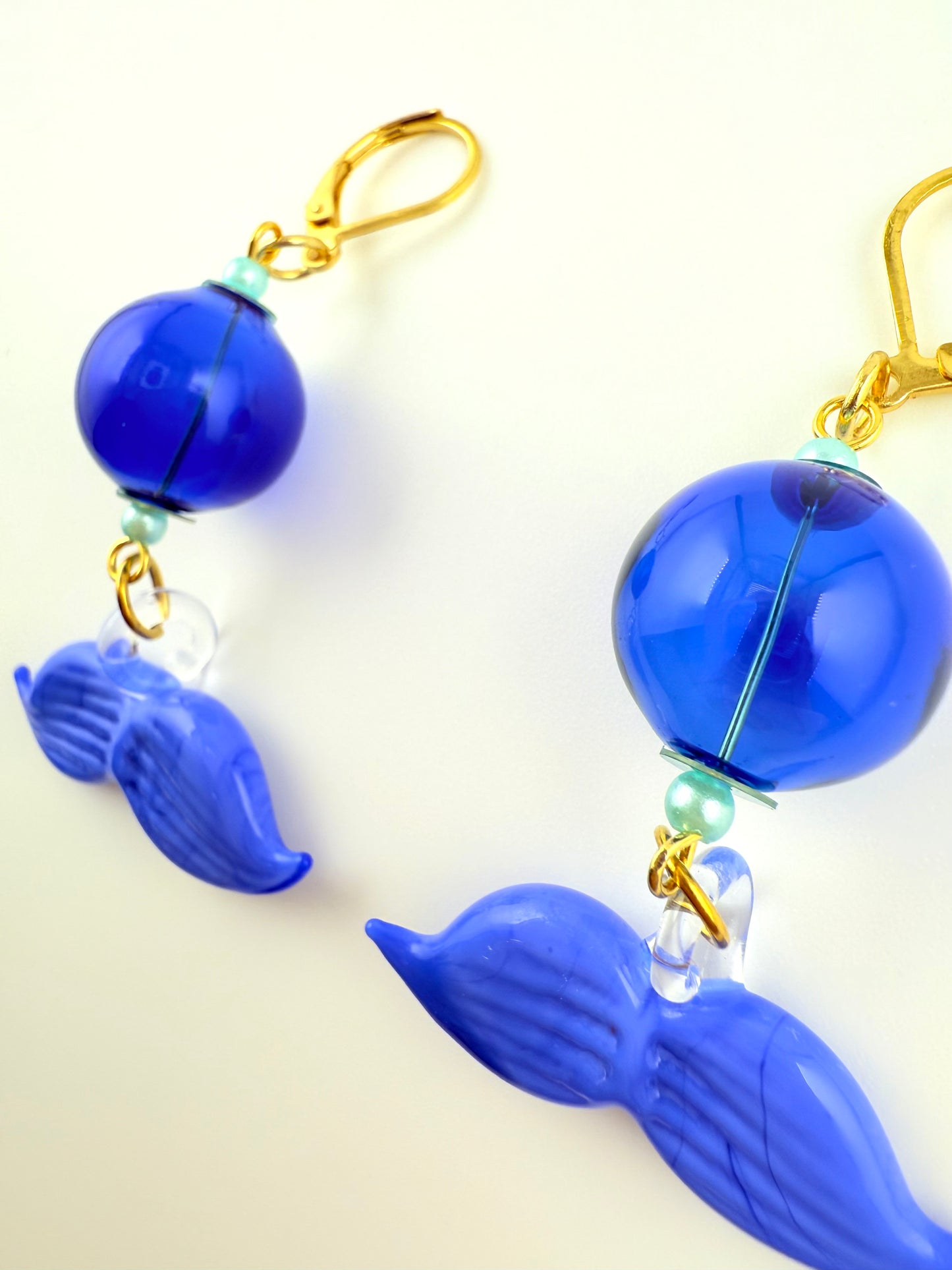 Mustache Earrings