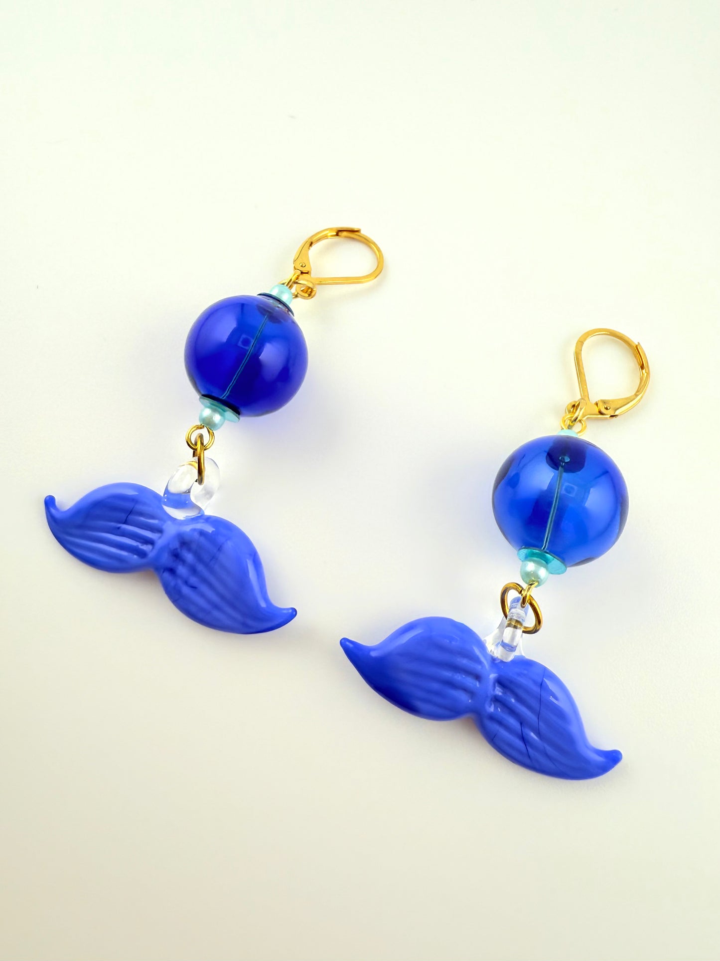 Mustache Earrings