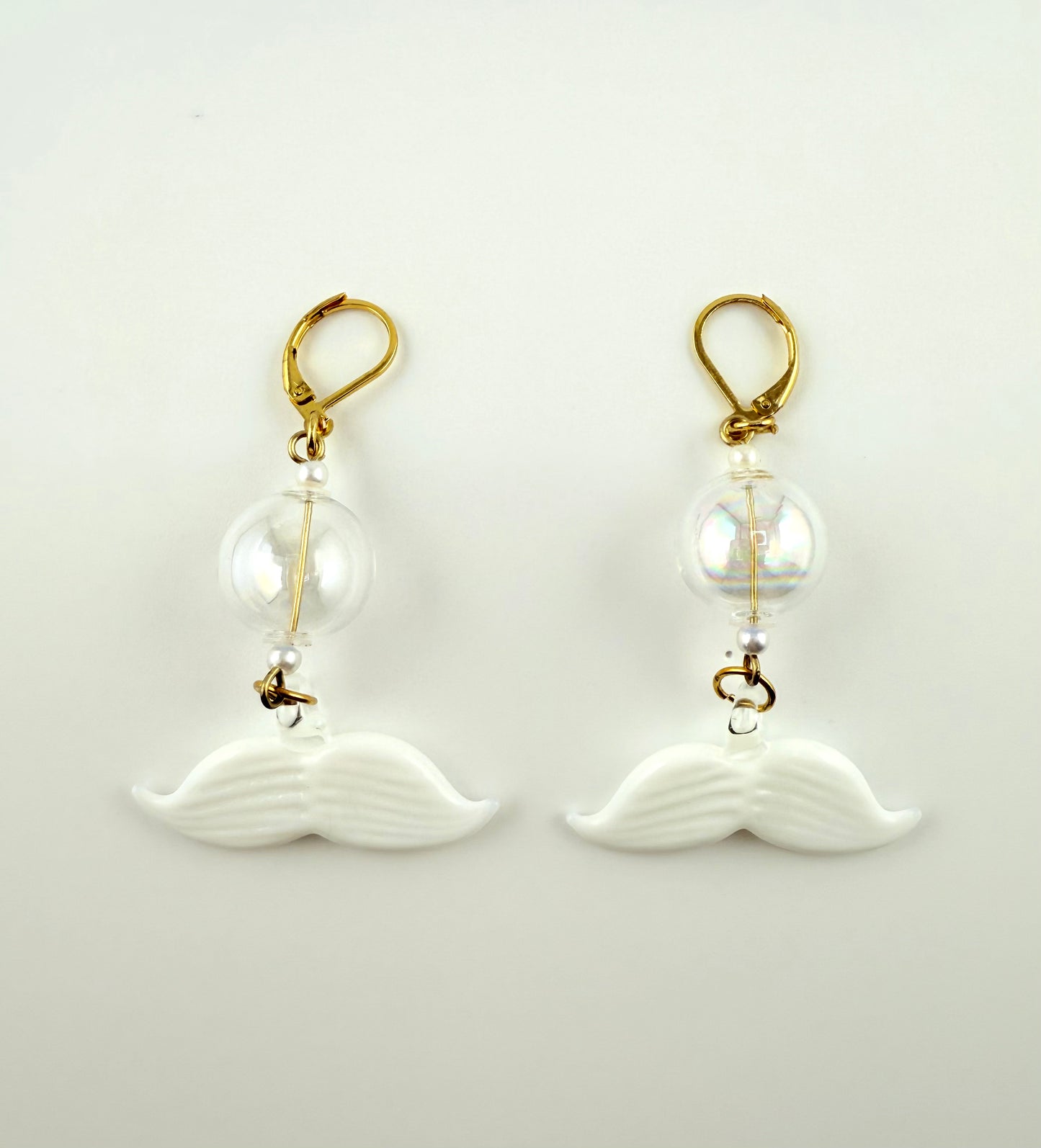 Mustache Earrings