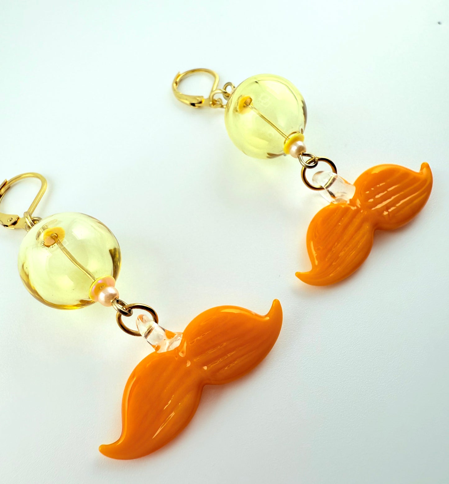 Mustache Earrings