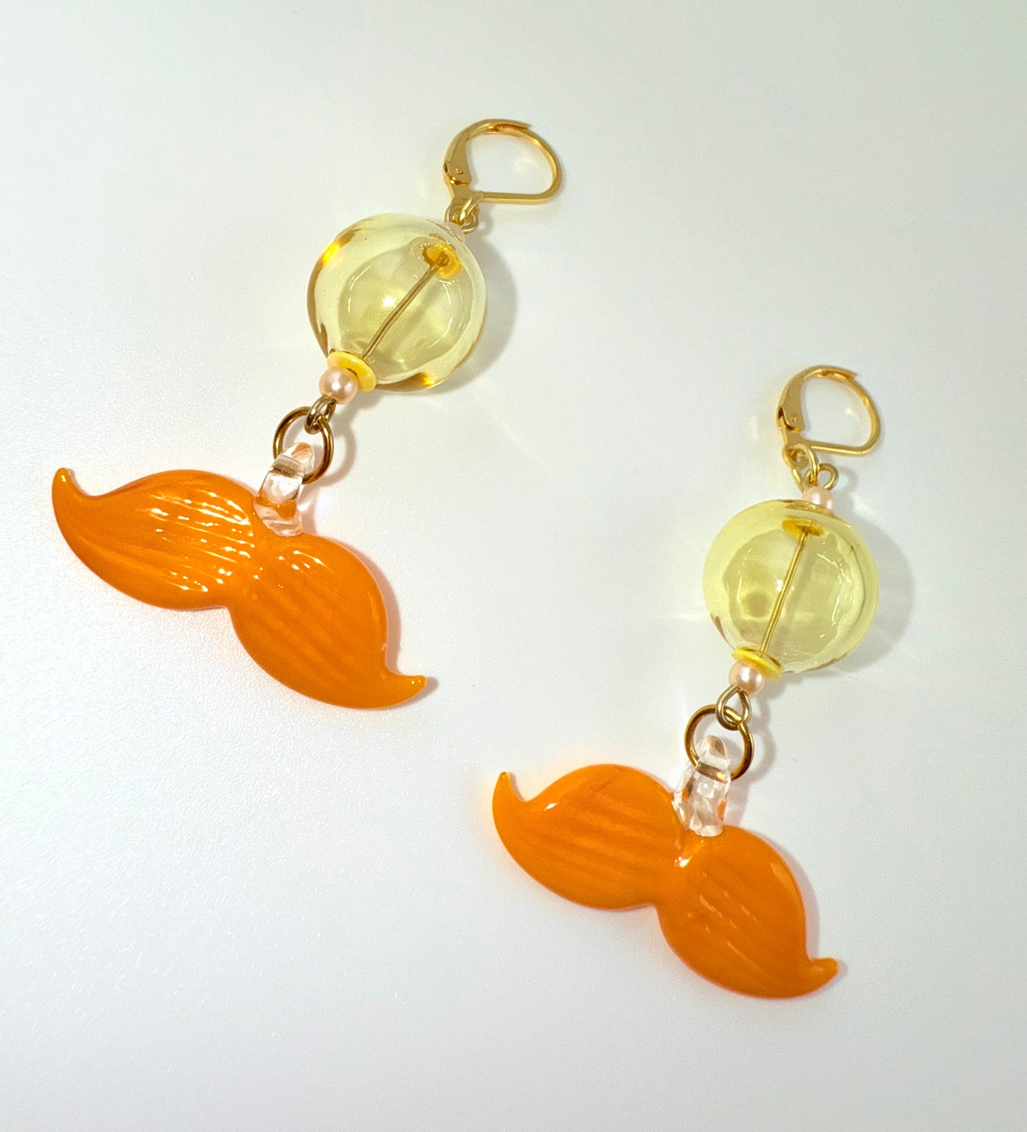 Mustache Earrings