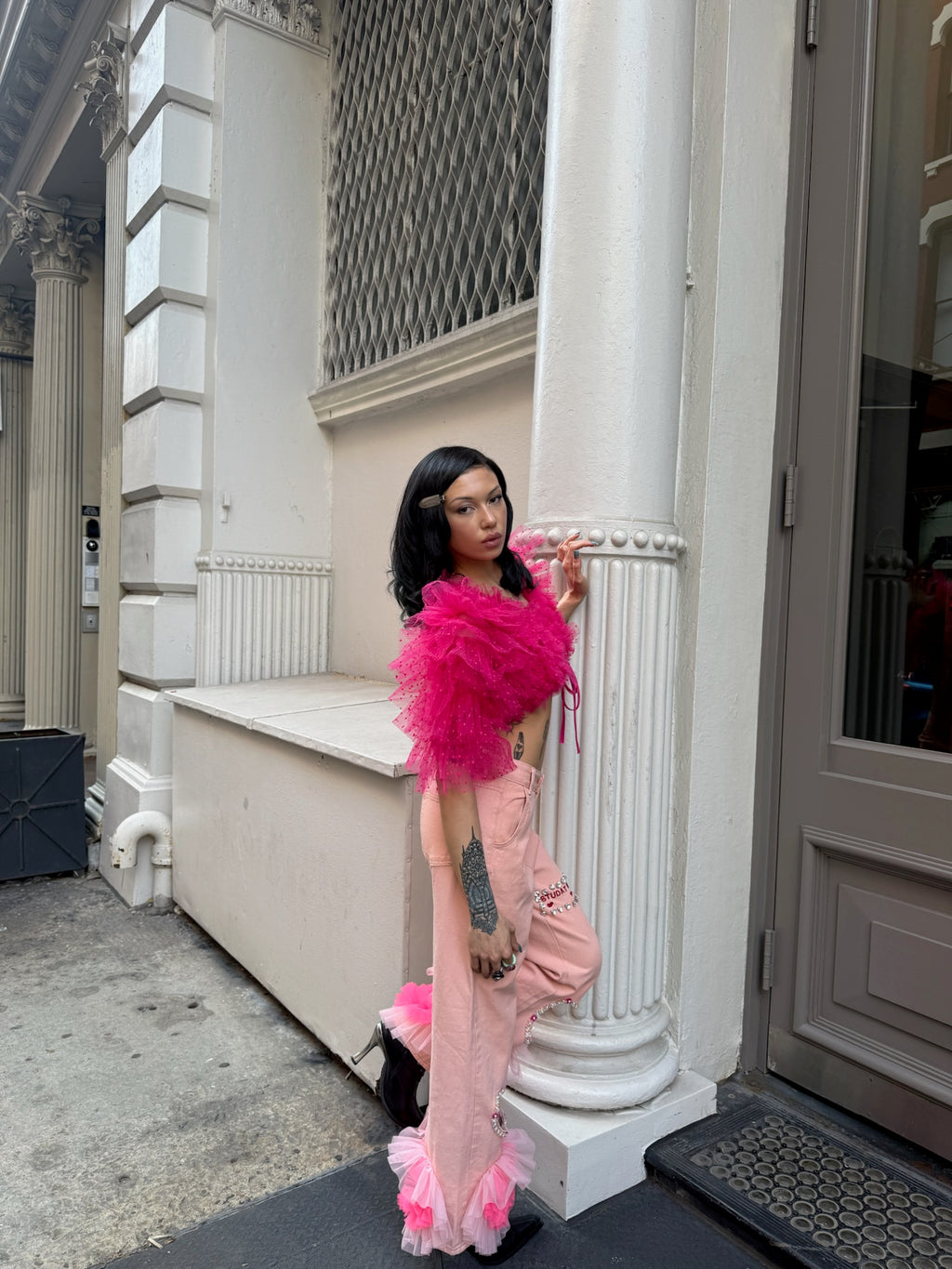 “Barbie Girl” Denim Pants